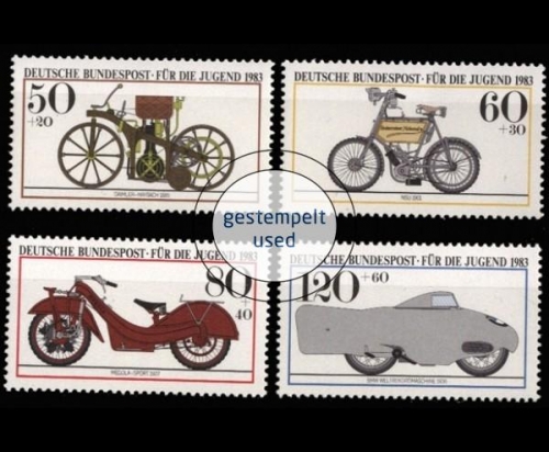 Deutschland (BRD), Michel Nr. 1168-1171, gestempelt