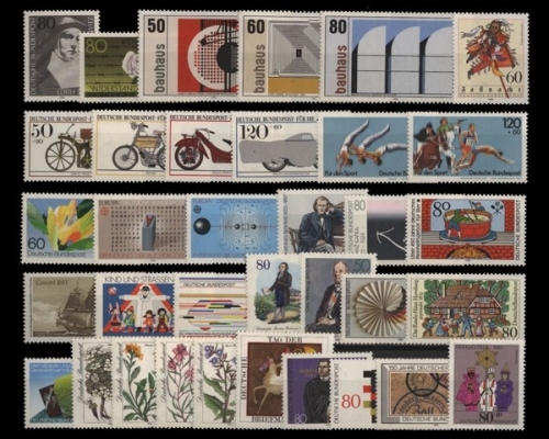 Deutschland (BRD), MiNr. 1162-1196, Jahrgang 1983, postfrisch