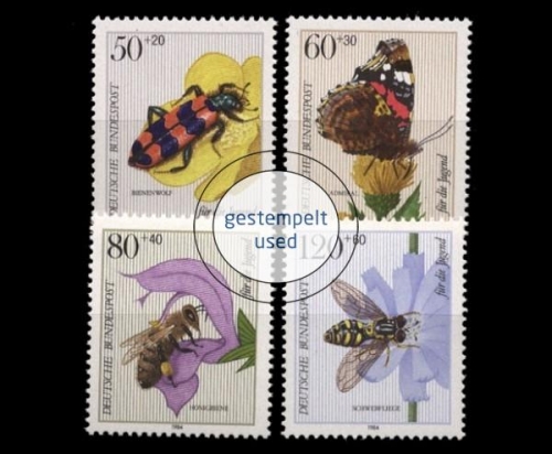 Deutschland (BRD), Michel Nr. 1202-1205, gestempelt