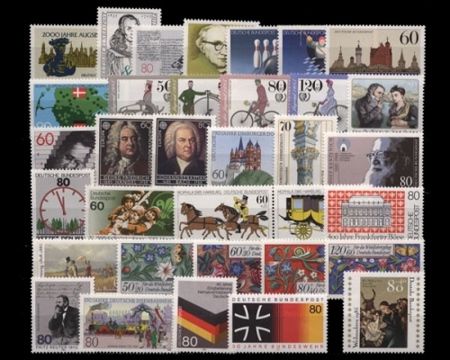 Deutschland (BRD), MiNr. 1234-1267, Jahrgang 1985, postfrisch