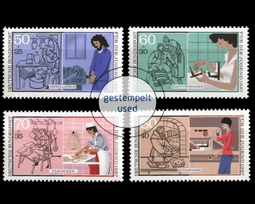 Deutschland (BRD), Michel Nr. 1315-1318, gestempelt