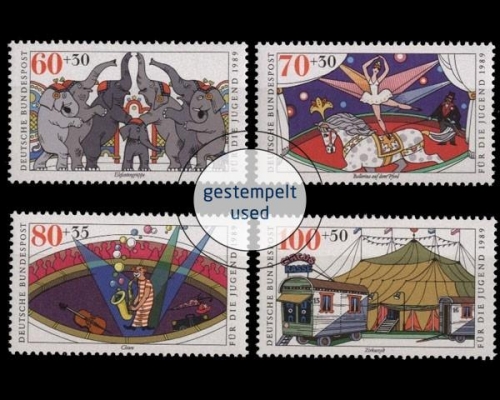 Deutschland (BRD), Michel Nr. 1411-1414, gestempelt