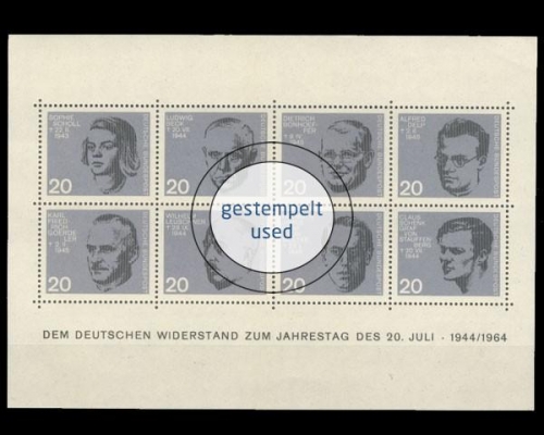 Deutschland (BRD), Block 3, gestempelt