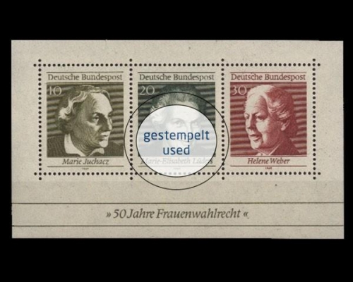 Deutschland (BRD), Block 5, gestempelt