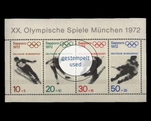 Deutschland (BRD), Block 6, gestempelt