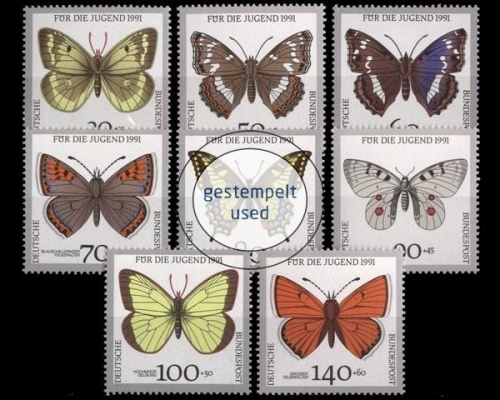 Deutschland (BRD), Michel Nr. 1512-1519, gestempelt