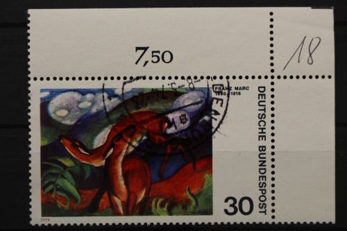 Deutschland (BRD), MiNr. 798, Ecke rechts oben, gestempelt
