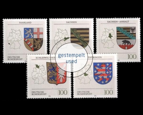 Deutschland (BRD), Michel Nr. 1712-1716, gestempelt