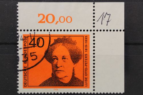 Deutschland (BRD), MiNr. 791, Ecke rechts oben, gestempelt