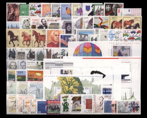 Deutschland (BRD), MiNr. 1895-1964, Jahrgang 1997, postfrisch