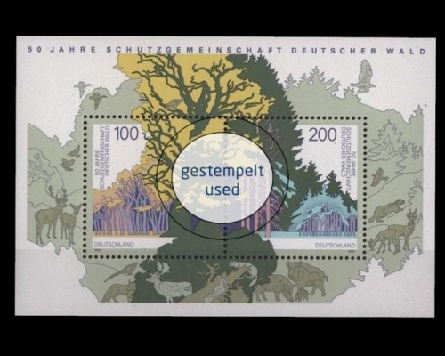 Deutschland (BRD), Block 38, gestempelt