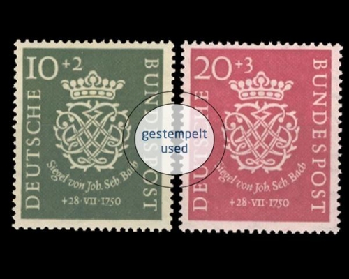 Deutschland (BRD), Michel Nr. 121-122, gestempelt