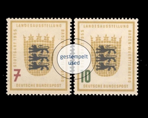 Deutschland (BRD), Michel Nr. 212-213, gestempelt