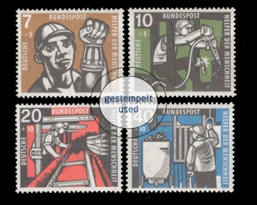Deutschland (BRD), Michel Nr. 270-273, gestempelt