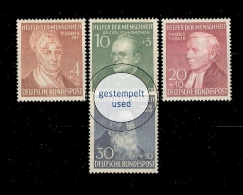 Deutschland (BRD), Michel Nr. 156-159, gestempelt