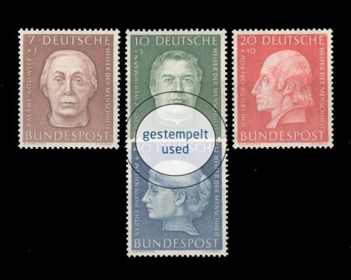 Deutschland (BRD), Michel Nr. 200-203, gestempelt