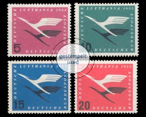 Deutschland (BRD), Michel Nr. 205-208, gestempelt