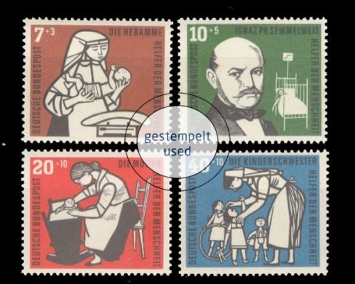 Deutschland (BRD), Michel Nr. 243-246, gestempelt
