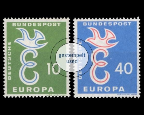 Deutschland (BRD), Michel Nr. 295-296, gestempelt