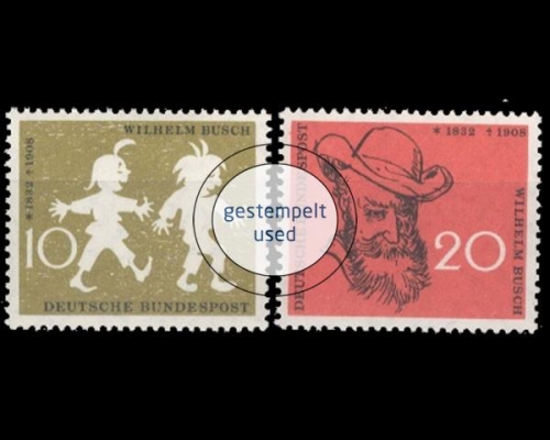 Deutschland (BRD), Michel Nr. 281-282, gestempelt