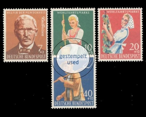 Deutschland (BRD), Michel Nr. 297-300, gestempelt