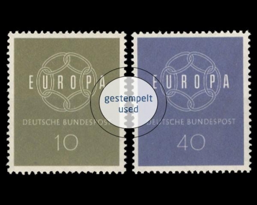 Deutschland (BRD), Michel Nr. 320-321, gestempelt