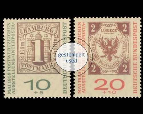 Deutschland (BRD), Michel Nr. 310-311 a, gestempelt