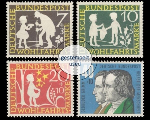 Deutschland (BRD), Michel Nr. 322-325, gestempelt