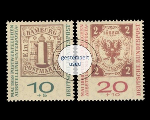 Deutschland (BRD), Michel Nr. 310-311 b, gestempelt