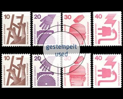 Deutschland (BRD), Michel Nr. 695-699 C/D, gestempelt (361462)