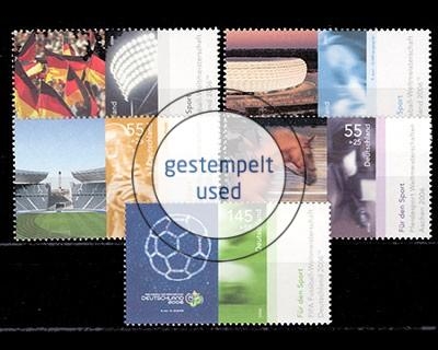 Deutschland (BRD), Michel Nr. 2517-2521, gestempelt