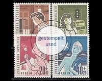 Berlin, Michel Nr. 193-196, gestempelt