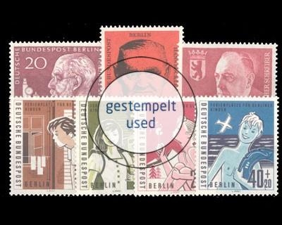 Berlin, MiNr. 191-196, Jahrgang 1960, gestempelt