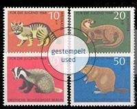 Berlin, Michel Nr. 316-319, gestempelt