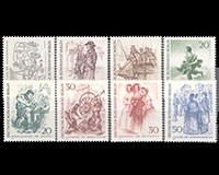 Berlin, Michel Nr. 330-337, postfrisch