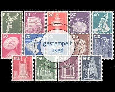 Berlin, Michel Nr. 494-507, gestempelt