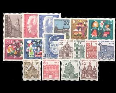 Berlin, MiNr. 233-249, Jahrgang 1964, postfrisch