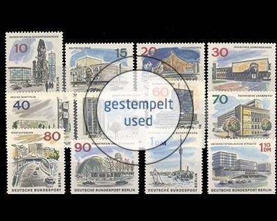 Berlin, Michel Nr. 254-265, gestempelt