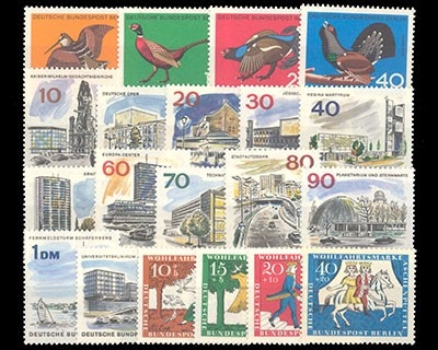 Berlin, MiNr. 250-269, Jahrgang 1965, postfrisch