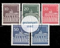 Berlin, Michel Nr. 286-290, gestempelt