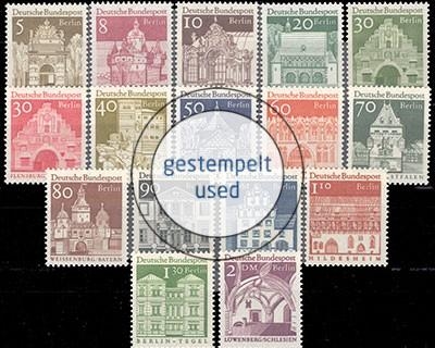 Berlin, Michel Nr. 270-285, gestempelt