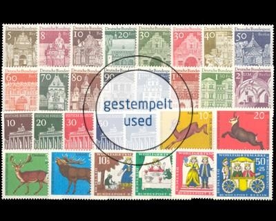 Berlin, MiNr. 270-298, Jahrgang 1966, gestempelt