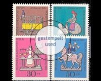 Berlin, Michel Nr. 348-351, gestempelt