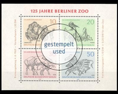 Berlin, Block 2, gestempelt