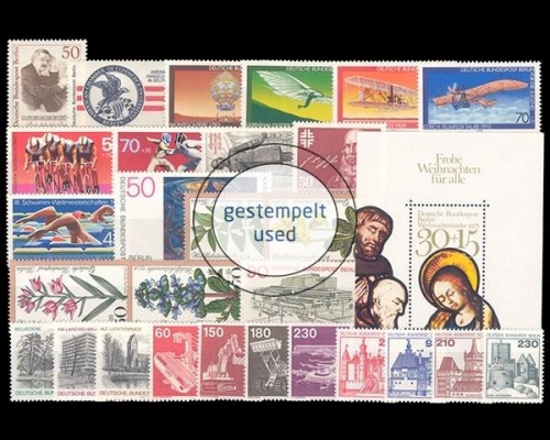 Berlin, MiNr. 561-590, Jahrgang 1978, gestempelt