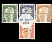 Berlin, Michel Nr. 393-396, gestempelt