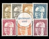Berlin, Michel Nr. 427-433, gestempelt