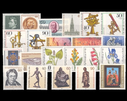 Berlin, MiNr. 637-658, Jahrgang 1981, postfrisch