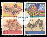 Berlin, Michel Nr. 386-389, gestempelt