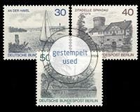 Berlin, Michel Nr. 529-531, gestempelt